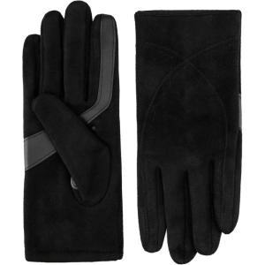image:imageisotoner Womens Water Repellent Touchscreen Microsuede Shortie GlovesBlack