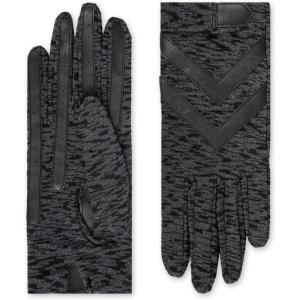 image:imageisotoner Womens Water Repellent Touchscreen Spandex Shortie GlovesBlack Animal Print