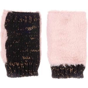 image:imageisotoner womens Cozy Faux Fur Knit Glove  UnlinedDusted Blush