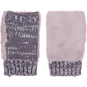 image:imageisotoner womens Cozy Faux Fur Knit Glove  UnlinedDusty Lavender