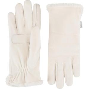 image:imageisotoner womens Stretch Fleece Gloves With Microluxe Lining and Smart Touch TechnologyIvory