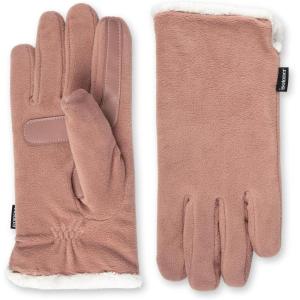 image:imageisotoner womens Stretch Fleece Gloves With Microluxe Lining and Smart Touch TechnologyNew Blush