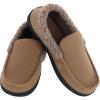 image:imageIsotoner Mens Brushed Knit Lewis Moccasin Slipper