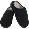 image:imageIsotoner Mens Crinkled Tech Puffer Hoodback SlipperBlack
