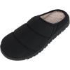 image:imageIsotoner Mens Crinkled Tech Puffer Hoodback SlipperBlack