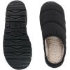 image:imageIsotoner Mens Crinkled Tech Puffer Hoodback SlipperBlack