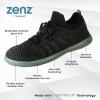 image:imageIsotoner Mens Lace Up Slippers Lightweight Sport Knit SliponsBlack