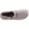 image:imageIsotoner Mens Microterry Moccasin Slipper with Memory Foam Heel Cushion and Versatile SoleCharcoal