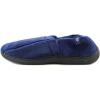 image:imageIsotoner Mens Microterry Moccasin Slipper with Memory Foam Heel Cushion and Versatile SoleNavy