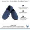 image:imageMens Jake Closed Back Slipper with Gel Memory Foam by IsotonerNavyBlue