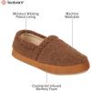 image:imageisotoner Mens Berber Aspen Closed Back Slippers With Memory Foam Comfort and Breathable LiningCognac