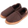 image:imageisotoner Mens Berber Aspen Closed Back Slippers With Memory Foam Comfort and Breathable LiningDark Chocolate
