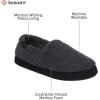 image:imageisotoner Mens Berber Aspen Closed Back Slippers With Memory Foam Comfort and Breathable LiningMineral