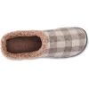 image:imageisotoner Mens Classic Comfort Memory Foam Slipon Hoodback Slipper Warm Slippers for Men House Shoes for Indoor OutdoorSmoky Taupe