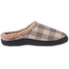 image:imageisotoner Mens Classic Comfort Memory Foam Slipon Hoodback Slipper Warm Slippers for Men House Shoes for Indoor OutdoorSmoky Taupe