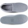 image:imageisotoner Mens IndoorOutdoor Breathable Diamond Corduroy Slippers With Memory Foam ComfortAsh