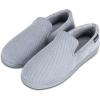 image:imageisotoner Mens IndoorOutdoor Breathable Diamond Corduroy Slippers With Memory Foam ComfortAsh