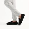 image:imageisotoner Mens IndoorOutdoor Breathable Diamond Corduroy Slippers With Memory Foam ComfortBlack