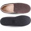 image:imageisotoner Mens IndoorOutdoor Breathable Diamond Corduroy Slippers With Memory Foam ComfortDark Chocolate
