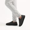 image:imageisotoner Mens IndoorOutdoor Heathered Knit Brady Closed Back Slippers With Memory Foam Comfort and Heel SupportBlack
