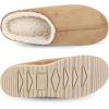 image:imageisotoner Mens IndoorOutdoor Sherpa Lined Slipon Rory Microsuede Slippers With Memory Foam ComfortCognac