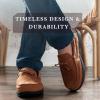image:imageisotoner Mens IndoorOutdoor Water Repellent Boater Moccasins and Clogs With Memory Foam ComfortNavy Blue