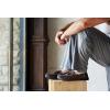 image:imageisotoner Mens Slipon IndoorOutdoor Microsuede Memory Foam Comfort Moccasin SlippersBlack