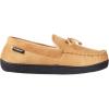 image:imageisotoner Mens Slipon IndoorOutdoor Microsuede Memory Foam Comfort Moccasin SlippersBuckskin