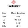 image:imageisotoner Mens Slipon IndoorOutdoor Microsuede Memory Foam Comfort Moccasin SlippersDark Black