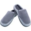 image:imageisotoner mens Microterry and Waffle Travis Slipon HoodbackAsh