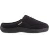 image:imageisotoner mens Microterry and Waffle Travis Slipon HoodbackBlack