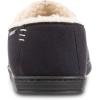 image:imageisotoner mens Recycled Microsuede Nigel Eco Slippers With Advanced Memory Foam and Berber LiningBlack
