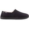 image:imageisotoner mens Recycled Microsuede Nigel Eco Slippers With Advanced Memory Foam and Berber LiningBlack
