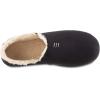 image:imageisotoner mens Recycled Microsuede Nigel Eco Slippers With Advanced Memory Foam and Berber LiningBlack