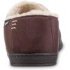image:imageisotoner mens Recycled Microsuede Nigel Eco Slippers With Advanced Memory Foam and Berber LiningDark Chocolate