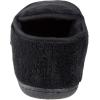 image:imageisotoner mens Terry Moccasin Slipper With Memory Foam for IndoorOutdoor ComfortBlack