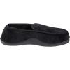 image:imageisotoner mens Terry Moccasin Slipper With Memory Foam for IndoorOutdoor ComfortBlack