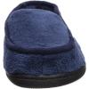 image:imageisotoner mens Terry Moccasin Slipper With Memory Foam for IndoorOutdoor ComfortNavy