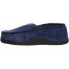 image:imageisotoner mens Terry Moccasin Slipper With Memory Foam for IndoorOutdoor ComfortNavy