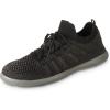 image:imageIsotoner Mens Lace Up Slippers Lightweight Sport Knit SliponsBlack