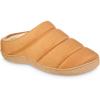 image:imageMens Advanced Memory Foam Microsuede Puffer Hoodback ECO Comfort SlippersBuckskin