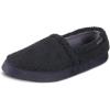 image:imageisotoner Mens Berber Aspen Closed Back Slippers With Memory Foam Comfort and Breathable LiningBlack