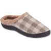 image:imageisotoner Mens Classic Comfort Memory Foam Slipon Hoodback Slipper Warm Slippers for Men House Shoes for Indoor OutdoorSmoky Taupe