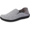 image:imageisotoner Mens IndoorOutdoor Sport Knit Closed Back Slippers With Memory Foam Comfort and Heel SupportAsh