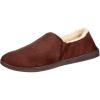 image:imageisotoner mens Recycled Microsuede Nigel Eco Slippers With Advanced Memory Foam and Berber LiningDark Chocolate