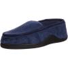 image:imageisotoner mens Terry Moccasin Slipper With Memory Foam for IndoorOutdoor ComfortNavy