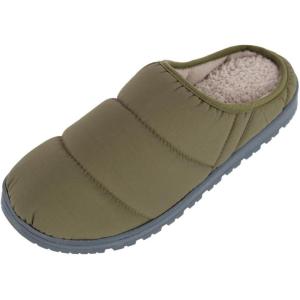 image:imageIsotoner Mens Crinkled Tech Puffer Hoodback SlipperLoden