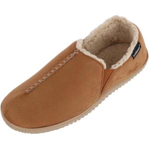 image:imageIsotoner Mens Recycled Microsuede Liam Closed Back SlipperCognac
