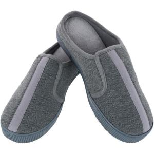 image:imageKnit Kai Hoodback Slippers by IsotonerDark Charcoal Heathered