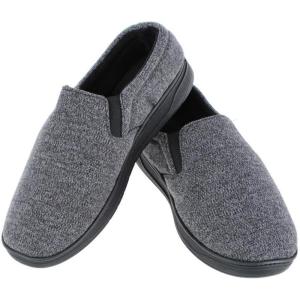 image:imageMens Brady Mens Knit Closed Back SlippersBlack